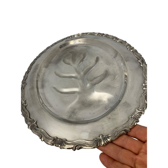 FB Rodgers Silver Co Tree of Life Spring Tray Footed Large 16 x 12" VTG 6573 - Picture 3 of 14